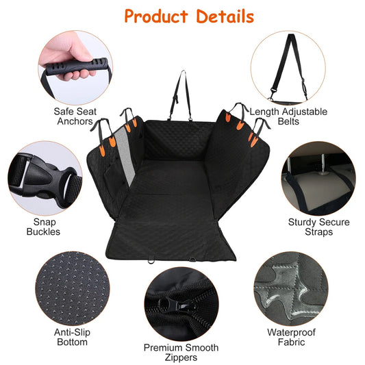 Waterproof Back Seat Cover For Dogs